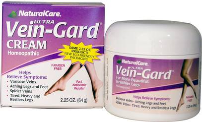 Natural Care, Ultra Vein-Gard Cream, 2.25 oz (64 g) ,والصحة، والنساء، ودوالي الوريد الرعاية