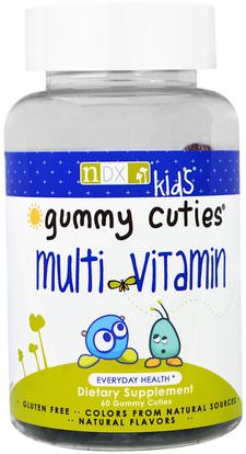 Natural Dynamix, Gummy Cuties, Kids Multi Vitamin, 60 Gummy Cuties ,الفيتامينات، الفيتامينات المتعددة، غوميس الفيتامينات، صحة الأطفال، أطفال غوميز