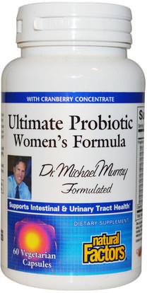 Natural Factors, Ultimate Probiotic, Womens Formula, 60 Veggie Caps ,المكملات الغذائية، البروبيوتيك، المنتجات المثلجة المبردة