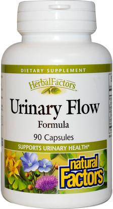 Natural Factors, Urinary Flow Formula, 90 Capsules ,الصحة، المثانة، الأعشاب، التوت البري