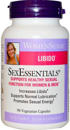 Natural Factors, WomenSense, SexEssentials, Libido, 90 Veggie Caps ,الصحة، المرأة