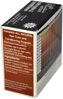 Herb-sa Light Mountain, Natural Hair Color & Conditioner, Light Brown, 4 oz (113 g)