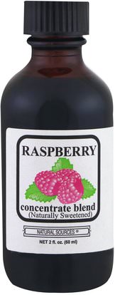 Natural Sources, Raspberry Concentrate Blend, 2 fl oz (60 ml) ,المكملات الغذائية، مقتطفات الفاكهة