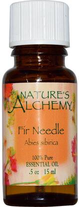 Natures Alchemy, Fir Needle, Essential Oil.5 oz (15 ml) ,حمام، الجمال، الزيوت العطرية الزيوت