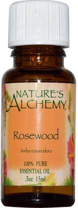 Natures Alchemy, Rosewood, Essential Oil.5 oz (15 ml) ,حمام، الجمال، الروائح الزيوت العطرية، زيت خشب الورد
