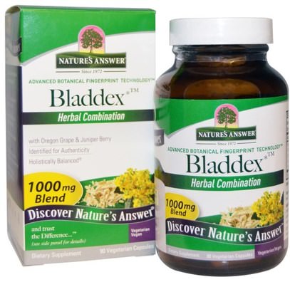 Natures Answer, Bladdex, 1000 mg, 90 Vegetarian Capsules ,الصحة، المثانة