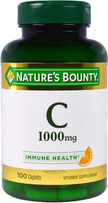 Natures Bounty, Vitamin C, 1000 mg, 100 Caplets ,الفيتامينات، فيتامين ج