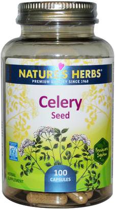 Natures Herbs, Celery Seed, 100 Capsules ,الأعشاب، بذور الكرفس