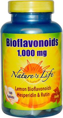 Natures Life, Bioflavonoids, 1,000 mg, 100 Tablets ,الفيتامينات، بيوفلافونويدس