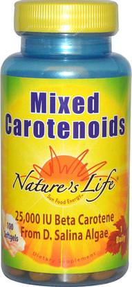 Natures Life, Mixed Carotenoids, 100 Softgels ,المكملات الغذائية، الكاروتينات