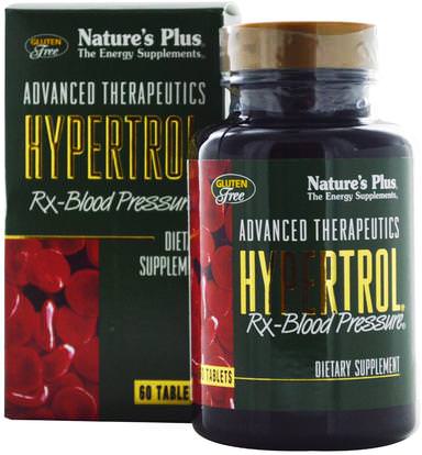 Natures Plus, Advanced Therapeutics, Hypertrol RX Blood Pressure, 60 Tablets ,والصحة، وضغط الدم