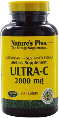 Natures Plus, Ultra-C, 2000 mg, 90 Tablets ,الفيتامينات، فيتامين ج