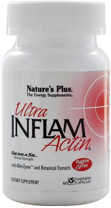Natures Plus, Ultra Inflam Actin, 60 Veggie Caps ,المكملات الغذائية، سييرا سيل