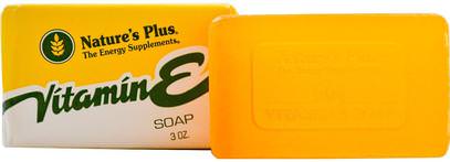 Natures Plus, Vitamin E Soap, 3 oz ,حمام، الجمال، الصابون