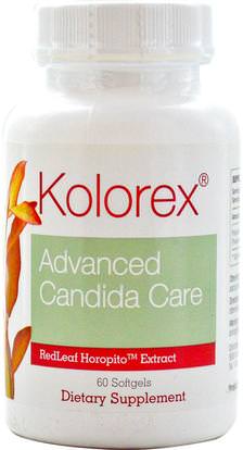 Natures Sources, Kolorex, Advanced Candida Care, 60 Softgels ,الصحة، المبيضات