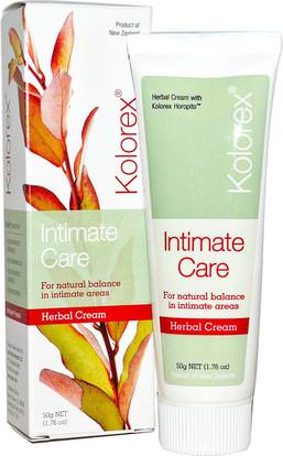 Natures Sources, Kolorex, Intimate Care, Herbal Cream, 1.76 oz (50 g) ,حمام، الجمال، النظافة الشخصية