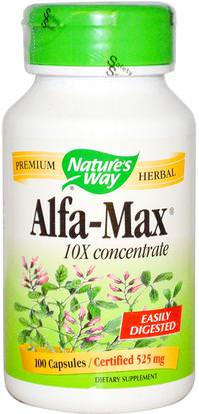 Natures Way, Alfa-Max, 10X Concentrate, 100 Capsules ,المكملات الغذائية، الأعشاب