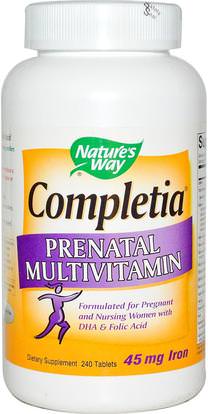 Natures Way, Completia Prenatal Multivitamin, 240 Tablets ,الفيتامينات، الفيتامينات قبل الولادة