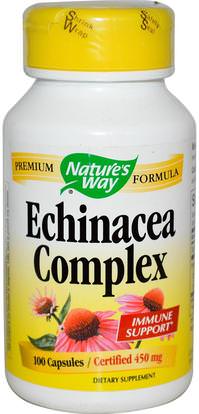 Natures Way, Echinacea Complex, 450 mg, 100 Capsules ,المكملات الغذائية، المضادات الحيوية