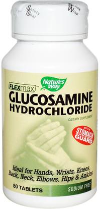 Natures Way, FlexMax, Glucosamine Hydrochloride with Stomach Guard, 80 Tablets ,المكملات الغذائية، الجلوكوزامين
