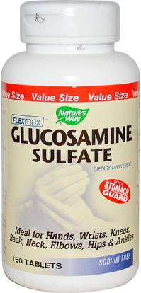 Natures Way, Flexmax, Glucosamine Sulfate, 160 Tablets ,المكملات الغذائية، الجلوكوزامين