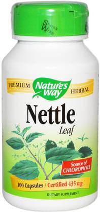 Natures Way, Nettle Leaf, 435 mg, 100 Capsules ,الأعشاب، القراص، اللدغة