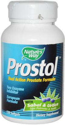 Natures Way, Prostol, Dual Action Prostate Formula, 120 Softgels ,الصحة، الرجال