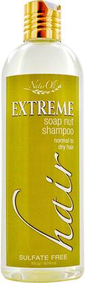 NaturOli, Extreme Soap Nut Shampoo, Normal to Dry Hair, 16 oz (474 ml) ,حمام، الجمال، الشعر، فروة الرأس، الشامبو، مكيف