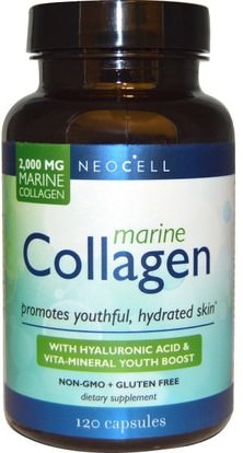 Neocell, Marine Collagen, 120 Capsules ,الصحة، العظام، هشاشة العظام، الكولاجين