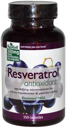 Neocell, Resveratrol Antioxidant, 150 Capsules ,المكملات الغذائية، ريسفيراترول
