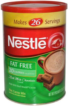 Nestle Hot Cocoa Mix, Rich Milk Chocolate Flavor, Fat Free, 7.33 oz (208 g) ,الغذاء، الكاكاو (الكاكاو) الشوكولاته، مسحوق الكاكاو و يمزج