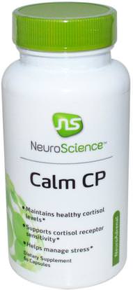 NeuroScience, Inc., Calm CP, 60 Capsules ,والصحة، ومكافحة الإجهاد