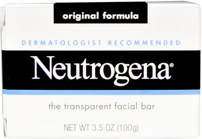 Neutrogena, Facial Cleansing Bar, 3.5 oz (100 g) ,الجمال، العناية بالوجه، بشرة
