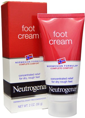 Neutrogena, Foot Cream, 2 oz (56 g) ,حمام، الجمال، الكريمات، أسفل