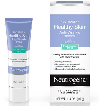 Neutrogena, Healthy Skin, Anti-Wrinkle Cream, Night, 1.4 oz (40 g) ,الجمال، العناية بالوجه