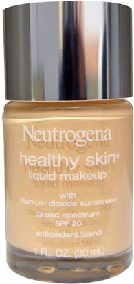 Neutrogena, Healthy Skin Liquid Makeup, Classic Ivory 10, 1 fl oz (30 ml) ,الجمال، العناية بالوجه، سف العناية بالوجه