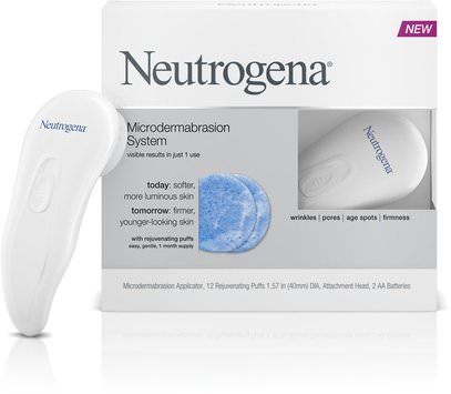 Neutrogena, Microdermabrasion System, 1 Kit ,الجمال، تقشير الوجه