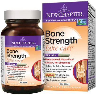 New Chapter, Bone Strength Take Care, 180 Slim Tablets ,الصحة، العظام، هشاشة العظام