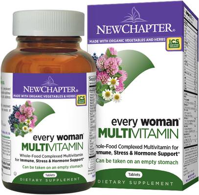 New Chapter, Every Woman Multivitamin, 120 Tablets ,الفيتامينات، النساء الفيتامينات