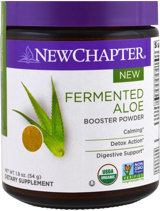 New Chapter, Fermented Aloe Booster Powder, 1.9 oz (54 g) ,المكملات الغذائية، الألوة فيرا