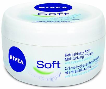 Nivea, Moisturizing Creme, Soft, 6.8 oz (192 g) ,حمام، الجمال، غسول الجسم