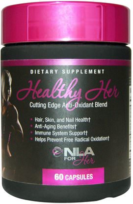 NLA for Her, Healthy Her, Cutting Edge Anti-Oxidant Blend, 60 Capsules ,والرياضة، والمنتجات الرياضية النسائية، ومضادات الأكسدة، ومضادات الأكسدة