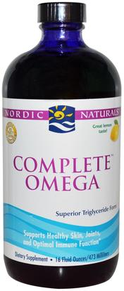 Nordic Naturals, Complete Omega, Lemon Taste, 16 fl oz (473 ml) ,Herb-sa