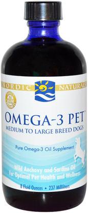Nordic Naturals, Omega-3 Pet, 8 fl oz (237 ml) ,رعاية الحيوانات الأليفة، إيفاس للحيوانات الاليفة