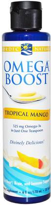 Nordic Naturals, Omega Boost, Tropical Mango, 6 fl oz (178 ml) ,Herb-sa
