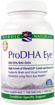 Nordic Naturals Professional, ProDHA Eye, 1000 mg, 120 Softgels (Discontinued Item) ,والرعاية الصحية، والعناية بالعيون، والرؤية الرعاية، نورديك الطبيعيين المهنية