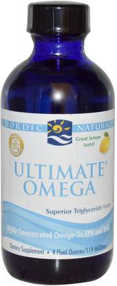 Nordic Naturals, Ultimate Omega, Lemon Flavor, 4 fl oz (119 ml) ,Herb-sa