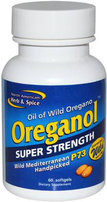North American Herb & Spice Co., Oreganol, Super Strength, 60 Softgels ,المكملات الغذائية، زيت أوريغانو