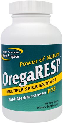 North American Herb & Spice Co., OregaResp, Multiple Spice Extract, 90 Veggie Caps ,المكملات الغذائية، زيت أوريغانو