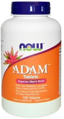 Now Foods, ADAM, Superior Mens Multi, 120 Tablets ,الفيتامينات، الرجال الفيتامينات